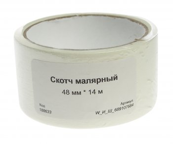 65 р. Скотч малярный 48ммх14м TECHROLL TECHROLL w_и_ш_689107684  с доставкой в г. Кемерово. Увеличить фотографию 1