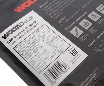 2 099 р. Лента светодиодная гибкая 14.4W 5м IP20 12V RGB (пакет) Decor WOLTA WOLTA wls5050-14,4wrgb12h60-01  с доставкой в г. Кемерово. Увеличить фотографию 3