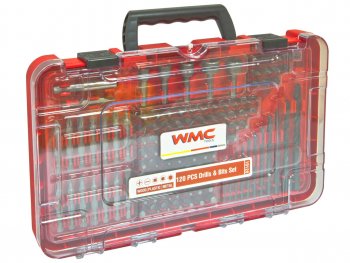 1 739 р. Набор бит и сверл 120 предметов в пластиковом футляре WMC TOOLS WMC TOOLS wmc-10120  с доставкой в г. Кемерово. Увеличить фотографию 2