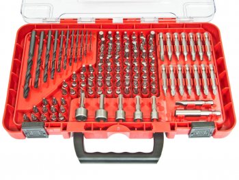 1 739 р. Набор бит и сверл 120 предметов в пластиковом футляре WMC TOOLS WMC TOOLS wmc-10120  с доставкой в г. Кемерово. Увеличить фотографию 1