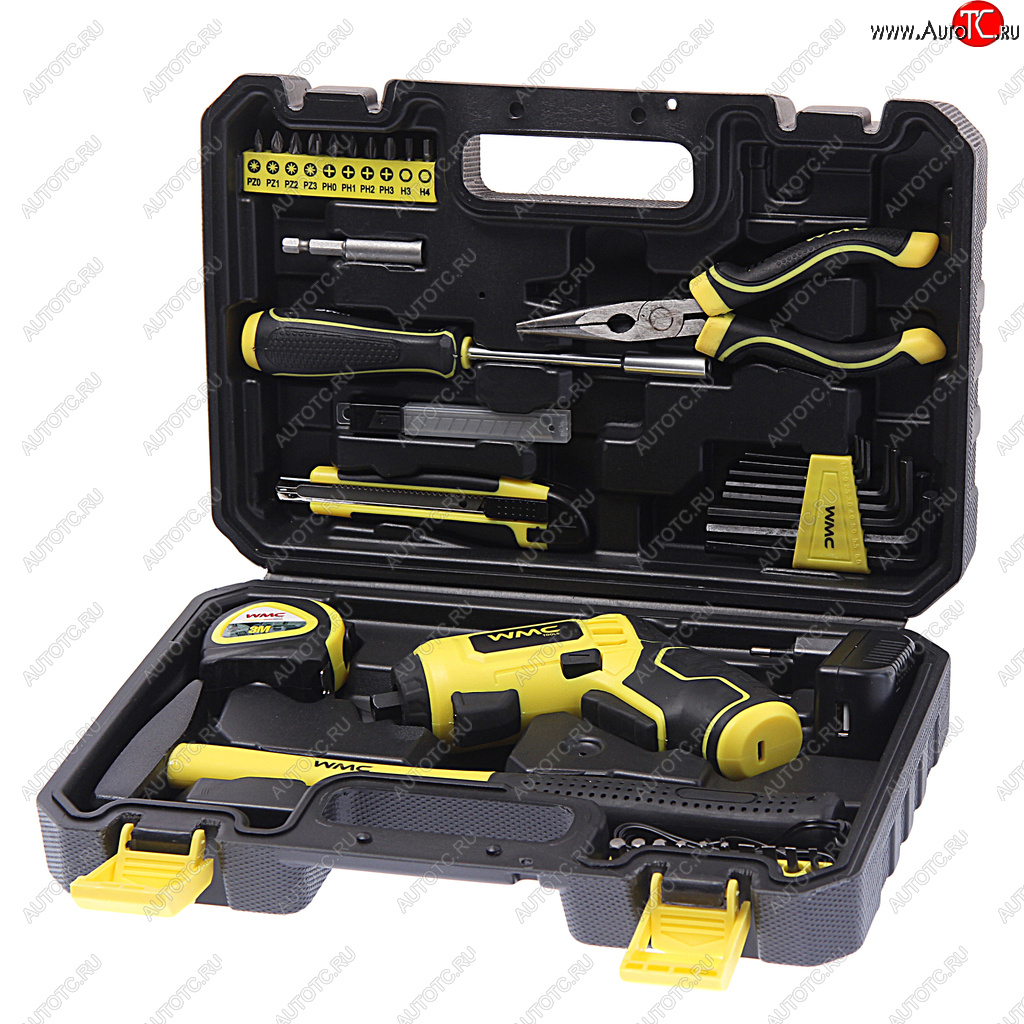 3 369 р. Набор инструментов 47 предметов слесарно-монтажный WMC TOOLS WMC TOOLS wmc-1047  с доставкой в г. Кемерово