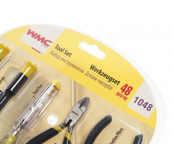 929 р. Набор инструментов 48 предметов слесарно-монтажный WMC TOOLS WMC TOOLS wmc-1048  с доставкой в г. Кемерово. Увеличить фотографию 3