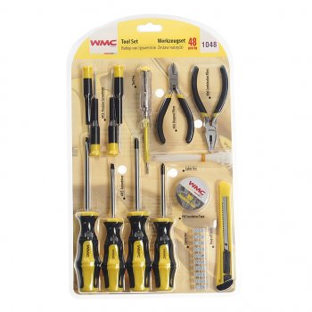 929 р. Набор инструментов 48 предметов слесарно-монтажный WMC TOOLS WMC TOOLS wmc-1048  с доставкой в г. Кемерово. Увеличить фотографию 1