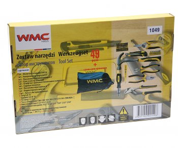 2 299 р. Набор инструментов 49 предметов слесарно-монтажный WMC TOOLS WMC TOOLS wmc-1049  с доставкой в г. Кемерово. Увеличить фотографию 3