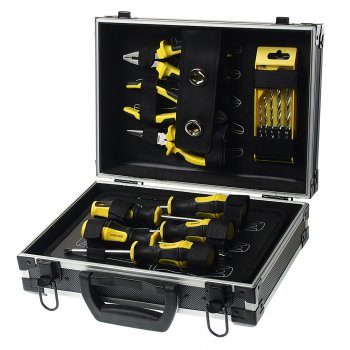 6 349 р. Набор инструментов 64 предмета в чемодане WMC TOOLS WMC TOOLS wmc-1064  с доставкой в г. Кемерово. Увеличить фотографию 2