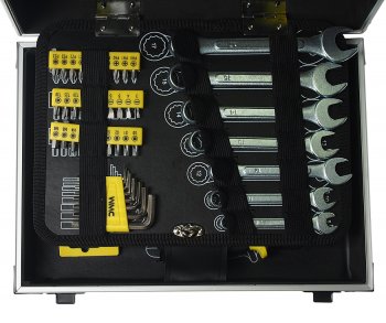 6 349 р. Набор инструментов 64 предмета в чемодане WMC TOOLS WMC TOOLS wmc-1064  с доставкой в г. Кемерово. Увеличить фотографию 5