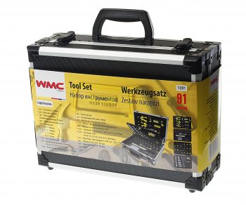 7 449 р. Набор инструментов 91 предмет в чемодане WMC TOOLS WMC TOOLS wmc-1091 WMC TOOLS wmc-1091  с доставкой в г. Кемерово. Увеличить фотографию 6