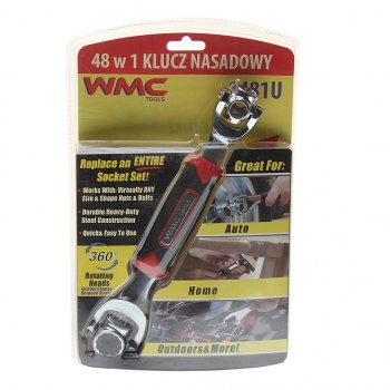 999 р. Ключ гаечный универсальный в блистере WMC TOOLS WMC TOOLS wmc-1481u  с доставкой в г. Кемерово. Увеличить фотографию 1