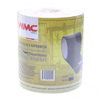 329 р. Скотч ремонтный 10cмх1.52м водонепроницаемый (черный) WMC TOOLS WMC TOOLS wmc-152b  с доставкой в г. Кемерово. Увеличить фотографию 1