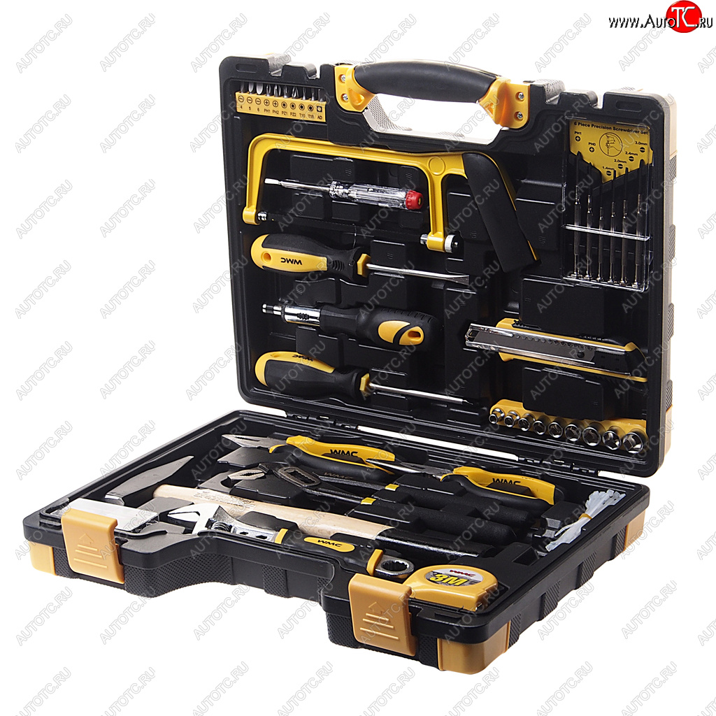 2 299 р. Набор инструментов 102 предмета слесарно-монтажный 1/4 DR 5-13мм WMC TOOLS WMC TOOLS wmc-20102 WMC TOOLS wmc-20102  с доставкой в г. Кемерово