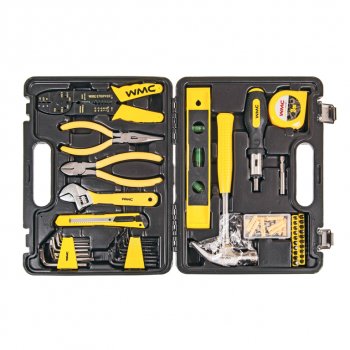1 879 р. Набор инструментов 126 предметов слесарно-монтажный 1/4 WMC TOOLS WMC TOOLS wmc-20126 WMC TOOLS wmc-20126  с доставкой в г. Кемерово. Увеличить фотографию 2