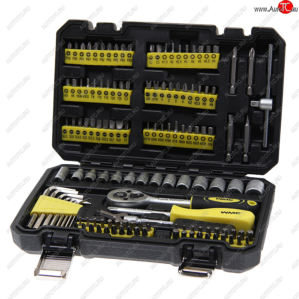 2 369 р. Набор головок торцевых и бит 14 130 предметов WMC TOOLS WMC TOOLS wmc-20130  с доставкой в г. Кемерово