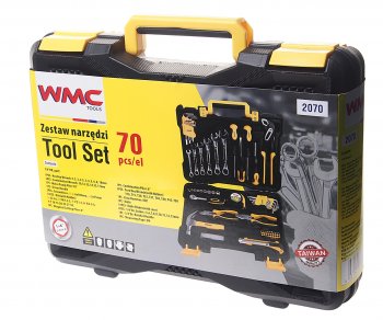 4 199 р. Набор инструментов 70 предметов слесарно-монтажный 1/4 DR 5-13мм WMC TOOLS WMC TOOLS wmc-2070 WMC TOOLS wmc-2070  с доставкой в г. Кемерово. Увеличить фотографию 3
