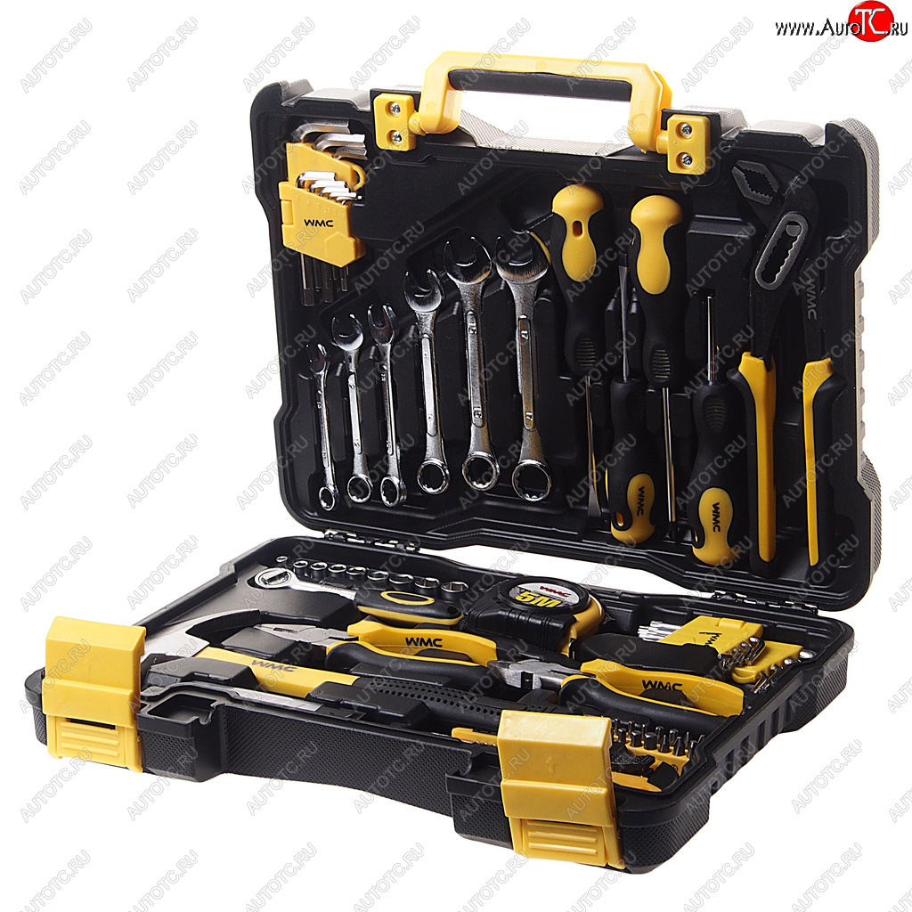 4 199 р. Набор инструментов 70 предметов слесарно-монтажный 1/4 DR 5-13мм WMC TOOLS WMC TOOLS wmc-2070 WMC TOOLS wmc-2070  с доставкой в г. Кемерово