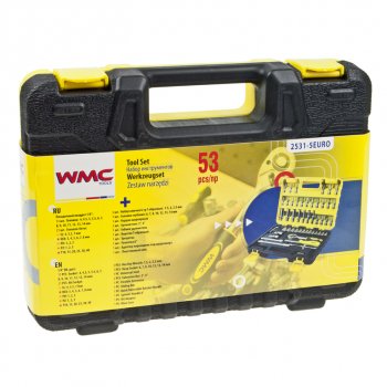 1 589 р. Набор головок торцевых и бит-головок 14 53 предмета WMC TOOLS WMC TOOLS wmc-2531-5euro  с доставкой в г. Кемерово. Увеличить фотографию 4