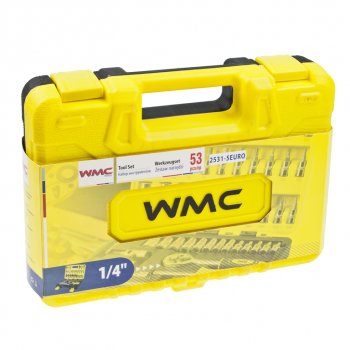 1 589 р. Набор головок торцевых и бит-головок 14 53 предмета WMC TOOLS WMC TOOLS wmc-2531-5euro  с доставкой в г. Кемерово. Увеличить фотографию 5