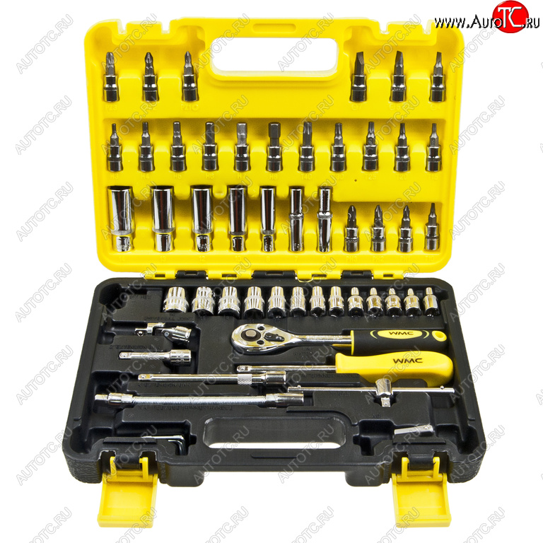 1 589 р. Набор головок торцевых и бит-головок 14 53 предмета WMC TOOLS WMC TOOLS wmc-2531-5euro  с доставкой в г. Кемерово
