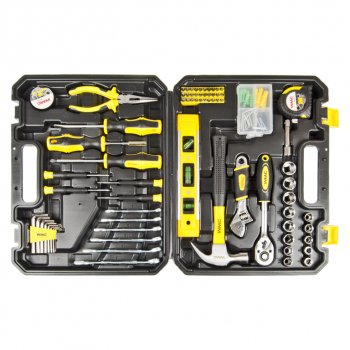 3 899 р. Набор инструментов 108 предметов слесарно-монтажный 14, 38 DR 4-19мм WMC TOOLS WMC TOOLS wmc-30108  с доставкой в г. Кемерово. Увеличить фотографию 2