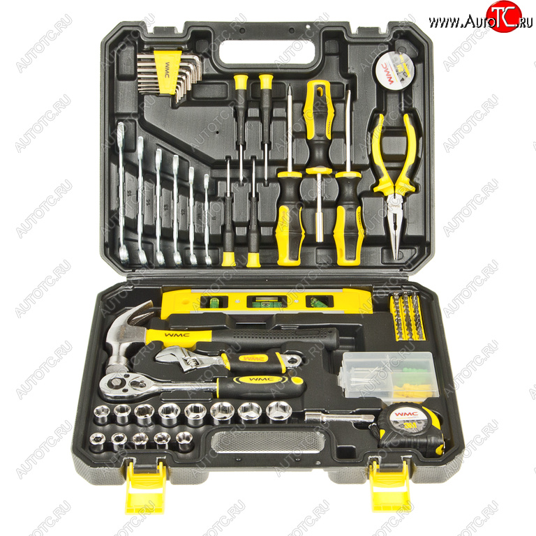3 899 р. Набор инструментов 108 предметов слесарно-монтажный 14, 38 DR 4-19мм WMC TOOLS WMC TOOLS wmc-30108  с доставкой в г. Кемерово