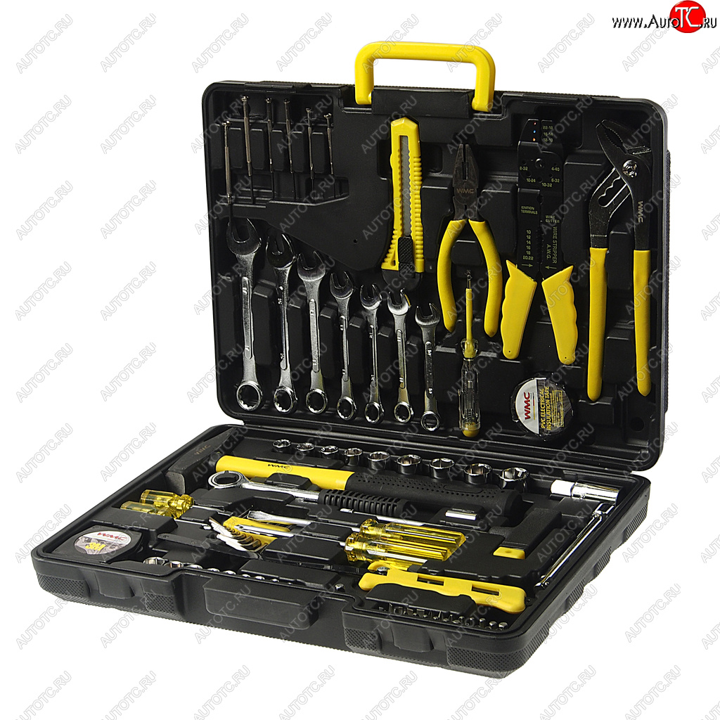 3 399 р. Набор инструментов 555 предметов слесарно-монтажный WMC TOOLS WMC TOOLS wmc-30555 WMC TOOLS wmc-30555  с доставкой в г. Кемерово