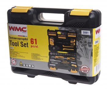 2 599 р. Набор инструментов 61 предмет слесарно-монтажный 3/8 DR 8-22мм WMC TOOLS WMC TOOLS wmc-3061 WMC TOOLS wmc-3061  с доставкой в г. Кемерово. Увеличить фотографию 3