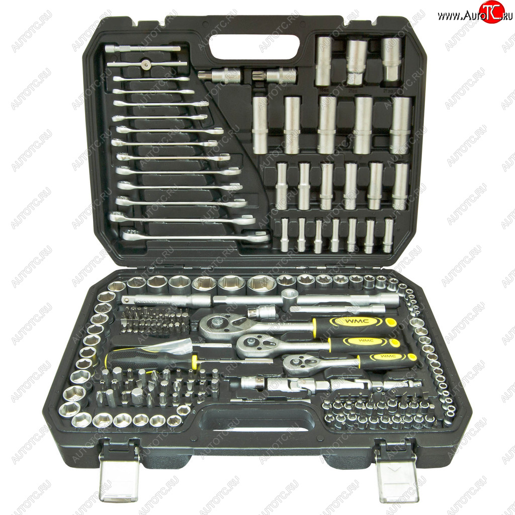 10 299 р. Набор инструментов 216 предметов слесарно-монтажный 14,38,12 DR WMC TOOLS WMC TOOLS wmc-38841  с доставкой в г. Кемерово
