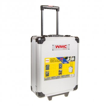 6 999 р. Набор инструментов 246 предметов слесарно-монтажный в кейсе WMC TOOLS WMC TOOLS wmc-40246  с доставкой в г. Кемерово. Увеличить фотографию 6
