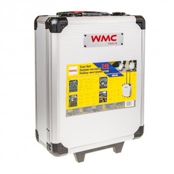 6 999 р. Набор инструментов 246 предметов слесарно-монтажный в кейсе WMC TOOLS WMC TOOLS wmc-40246  с доставкой в г. Кемерово. Увеличить фотографию 1