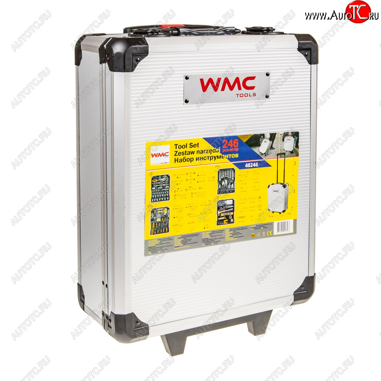 6 999 р. Набор инструментов 246 предметов слесарно-монтажный в кейсе WMC TOOLS WMC TOOLS wmc-40246  с доставкой в г. Кемерово
