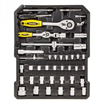 10 499 р. Набор инструментов 287 предметов слесарно-монтажный в кейсе WMC TOOLS WMC TOOLS wmc-40287  с доставкой в г. Кемерово. Увеличить фотографию 3