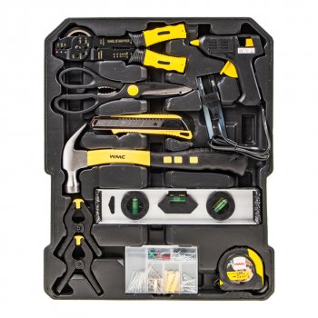 10 499 р. Набор инструментов 287 предметов слесарно-монтажный в кейсе WMC TOOLS WMC TOOLS wmc-40287  с доставкой в г. Кемерово. Увеличить фотографию 5