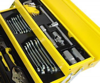 7 749 р. Набор инструментов 60 предметов в складном металлическом ящике WMC TOOLS WMC TOOLS wmc-4060c  с доставкой в г. Кемерово. Увеличить фотографию 3