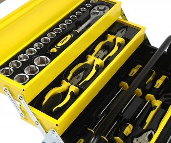 7 749 р. Набор инструментов 60 предметов в складном металлическом ящике WMC TOOLS WMC TOOLS wmc-4060c  с доставкой в г. Кемерово. Увеличить фотографию 4