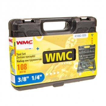 3 399 р. Набор головок торцевых, бит и бит-головок 14,38 108 предметов WMC TOOLS WMC TOOLS wmc-41082-5ds  с доставкой в г. Кемерово. Увеличить фотографию 4