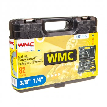 3 399 р. Набор инструментов 82 предмета слесарно-монтажный 14,38 WMC TOOLS WMC TOOLS wmc-4821-5ds  с доставкой в г. Кемерово. Увеличить фотографию 4