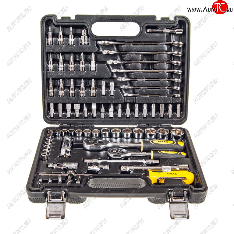 3 399 р. Набор инструментов 82 предмета слесарно-монтажный 14,38 WMC TOOLS WMC TOOLS wmc-4821-5ds  с доставкой в г. Кемерово