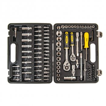 3 189 р. Набор инструментов 94 предмета слесарно-монтажный 1/4,3/8 WMC TOOLS WMC TOOLS wmc-4941-5ds WMC TOOLS wmc-4941-5ds  с доставкой в г. Кемерово. Увеличить фотографию 2
