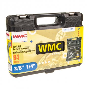 3 189 р. Набор инструментов 94 предмета слесарно-монтажный 1/4,3/8 WMC TOOLS WMC TOOLS wmc-4941-5ds WMC TOOLS wmc-4941-5ds  с доставкой в г. Кемерово. Увеличить фотографию 4