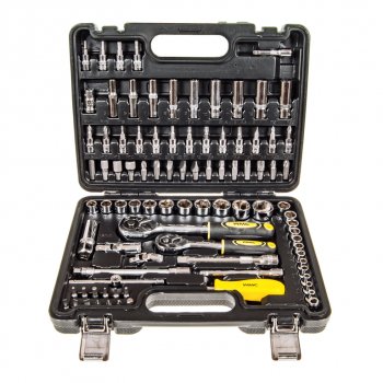 3 189 р. Набор инструментов 94 предмета слесарно-монтажный 1/4,3/8 WMC TOOLS WMC TOOLS wmc-4941-5ds WMC TOOLS wmc-4941-5ds  с доставкой в г. Кемерово. Увеличить фотографию 1