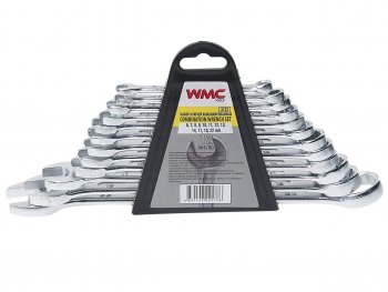 799 р. Набор ключей комбинированных 6-22мм 12 предметов с держателем WMC TOOLS WMC TOOLS wmc-5123  с доставкой в г. Кемерово. Увеличить фотографию 1