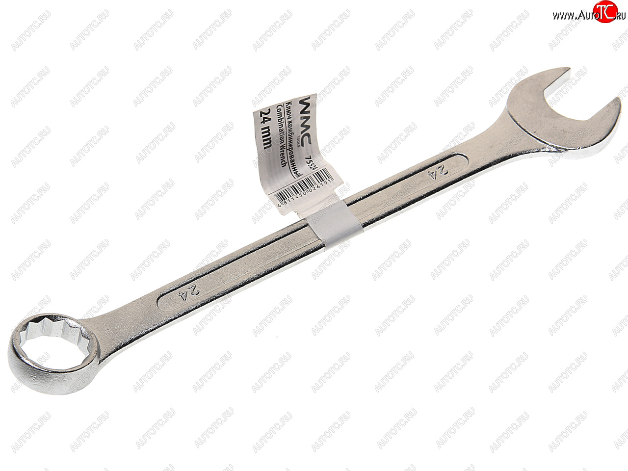 207 р. Ключ комбинированный 24мм 12-ти гранный прямой WMC TOOLS WMC TOOLS wmc-75524  с доставкой в г. Кемерово