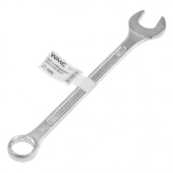 299 р. Ключ комбинированный 25мм 12-ти гранный прямой WMC TOOLS WMC TOOLS wmc-75525  с доставкой в г. Кемерово. Увеличить фотографию 1