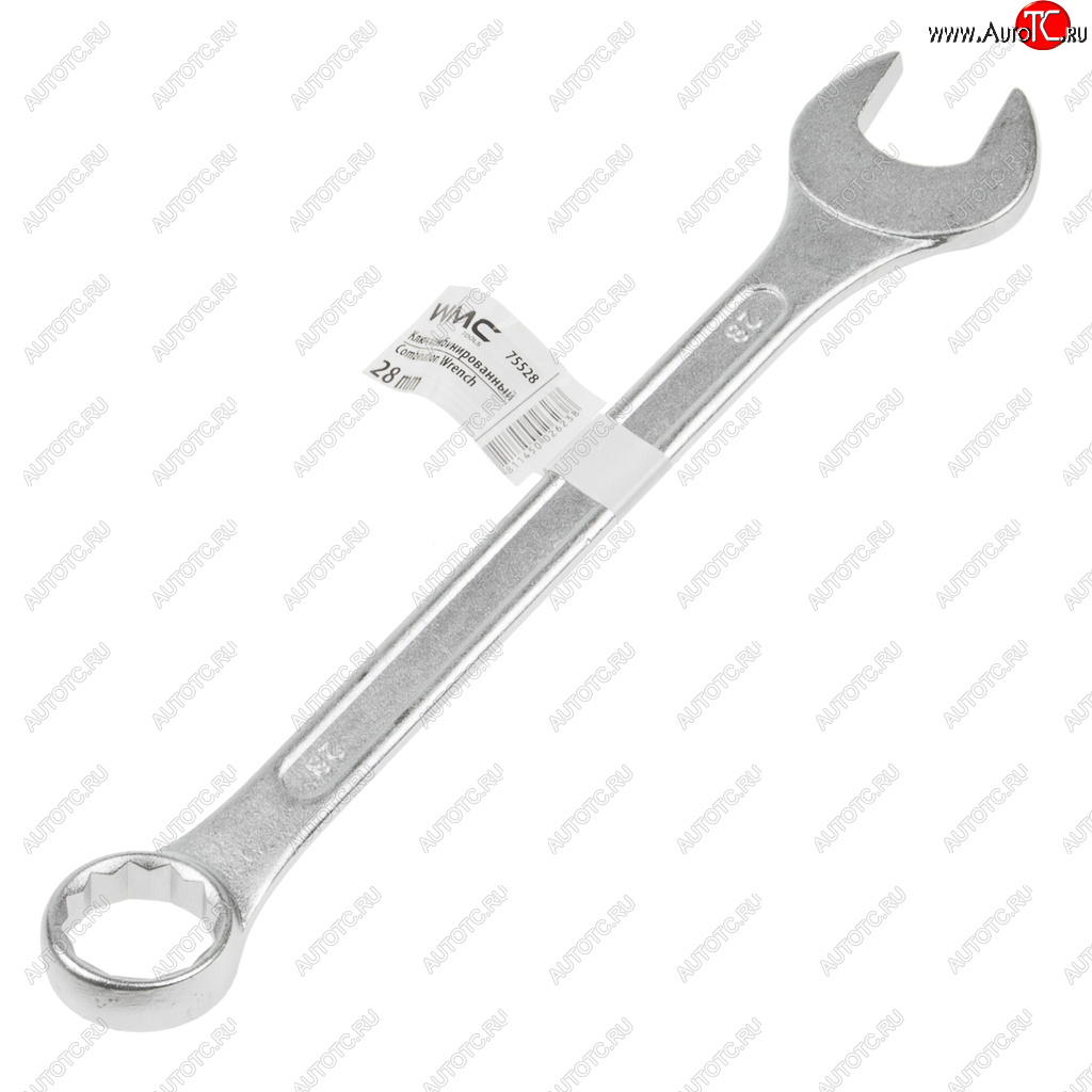349 р. Ключ комбинированный 28мм 12-ти гранный прямой WMC TOOLS WMC TOOLS wmc-75528  с доставкой в г. Кемерово