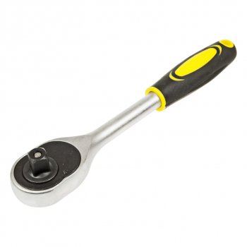 489 р. Ключ трещотка 12 24 зуба реверсивная с резиновой ручкой WMC TOOLS WMC TOOLS wmc-80245(80244)  с доставкой в г. Кемерово. Увеличить фотографию 2