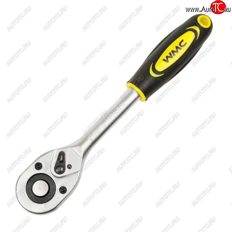 489 р. Ключ трещотка 12 24 зуба реверсивная с резиновой ручкой WMC TOOLS WMC TOOLS wmc-80245(80244)  с доставкой в г. Кемерово