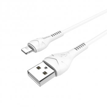 112 р. Кабель iPhone (5-) 1м белый HOCO HOCO x37 white  с доставкой в г. Кемерово. Увеличить фотографию 2