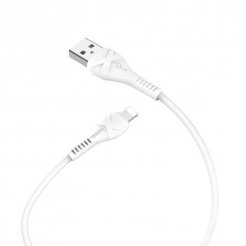112 р. Кабель iPhone (5-) 1м белый HOCO HOCO x37 white  с доставкой в г. Кемерово. Увеличить фотографию 3
