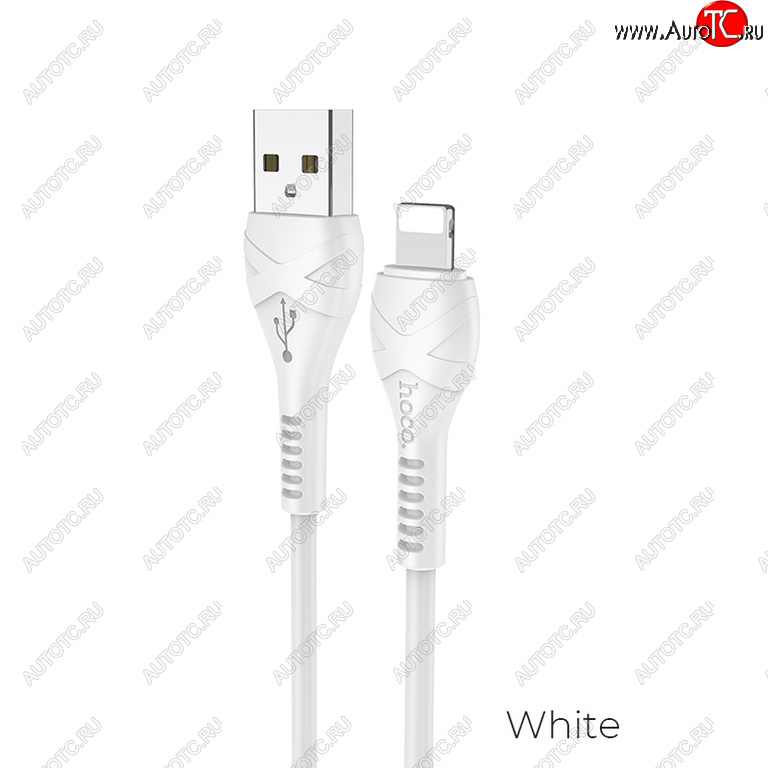 112 р. Кабель iPhone (5-) 1м белый HOCO HOCO x37 white  с доставкой в г. Кемерово