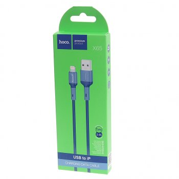 253 р. Кабель iPhone (5-) 1м HOCO HOCO x65 blue  с доставкой в г. Кемерово. Увеличить фотографию 2