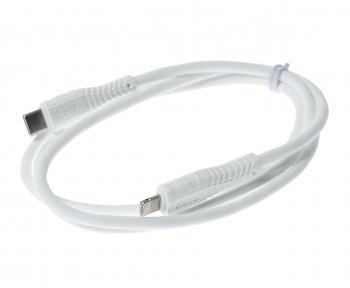 439 р. Кабель iPhone (5-)-USB Type C 1м HOCO HOCO x67 white  с доставкой в г. Кемерово. Увеличить фотографию 1